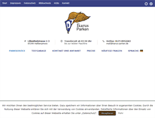 Tablet Screenshot of ikarus-parken.de